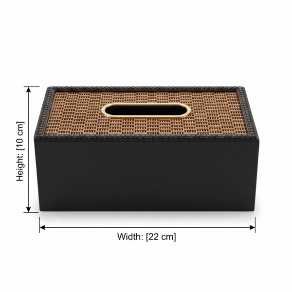 Add_product_dimensions_to_image_202607081640 علبة مناديل خشب موديلات مختلفه HP2-366